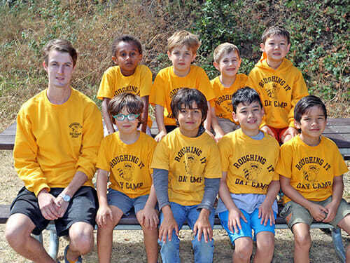 2 Grade Boys Pose as a Group