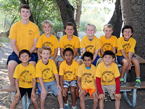 3 Grade Boys Pose as a Group