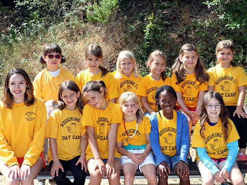 3 Grade Girls Pose as a Group