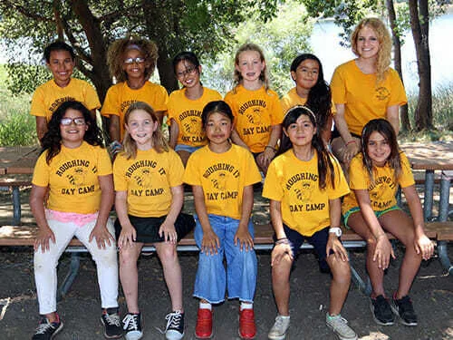 4 Grade Girls Pose as a Group