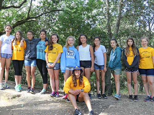 Junior High Girls Pose as a Group