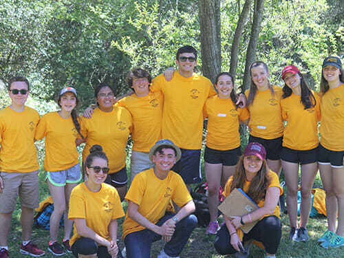 Junior Counselors Pose as a Group