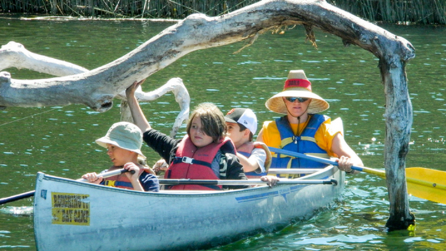 Finding fish at the Lafayette Reservoir