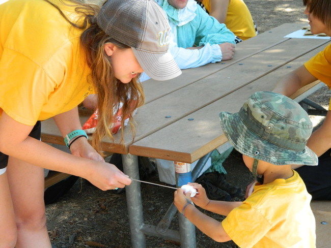 Fantastic camp counselors make everything a learning moment, by explaining each step and debriefing afterwards.
