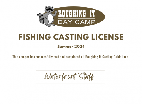 Casting License Summer 2024 Front